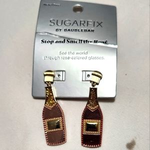 Sugarfix By Baublebar Rose Champagne Earrings NWT